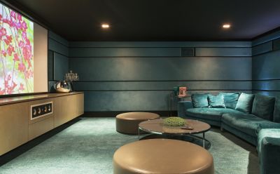 Theater Room Installation in Orem, UT